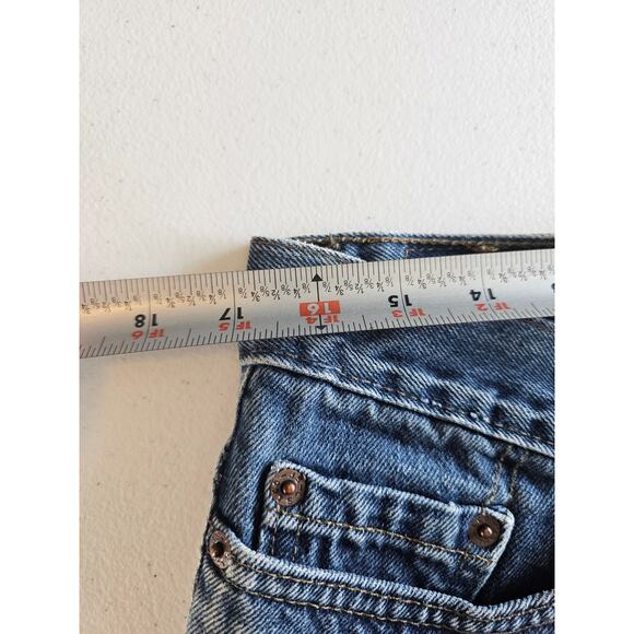 Vintage Y2K Levis Womens Sz 14 Super Low Blue Jeans Medium Wash 518 - Picture 5 of 5